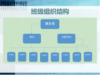 班委会组织结构