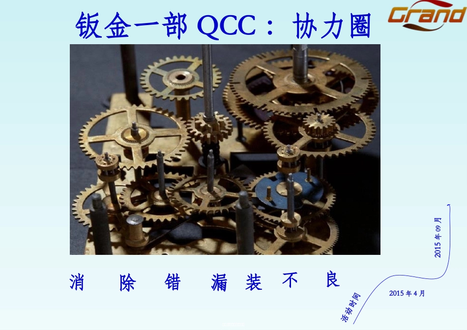 钣金厂QCC活动改善协力圈(包装)9月1日_第1页