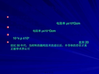 半导体材料第1讲--绪论