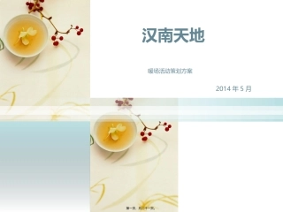 2014年5月房地产暖场活动