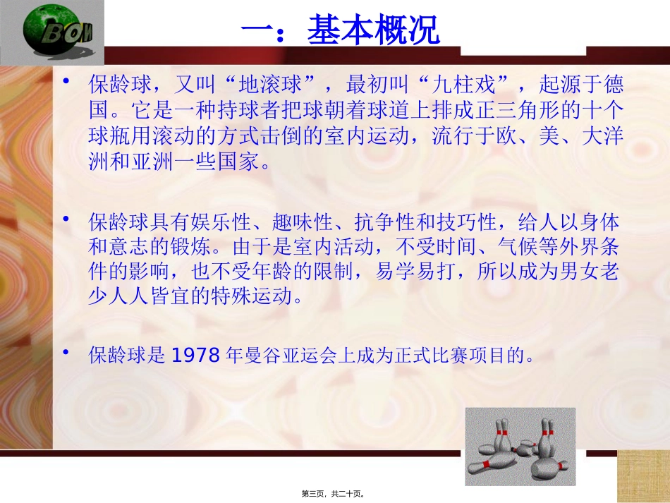保龄球ppt演讲正式版_第3页
