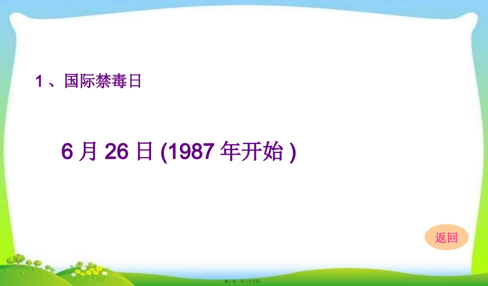 2016班会禁毒主题班会ppt_第3页