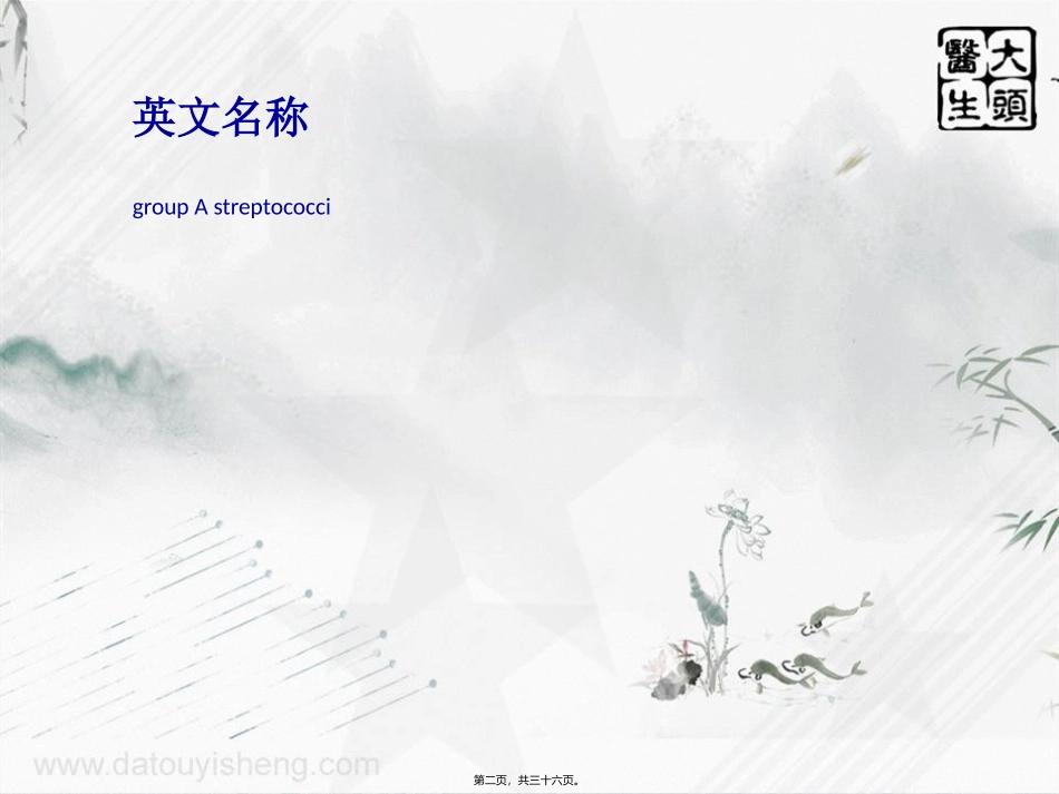 A链球菌群感染_第2页