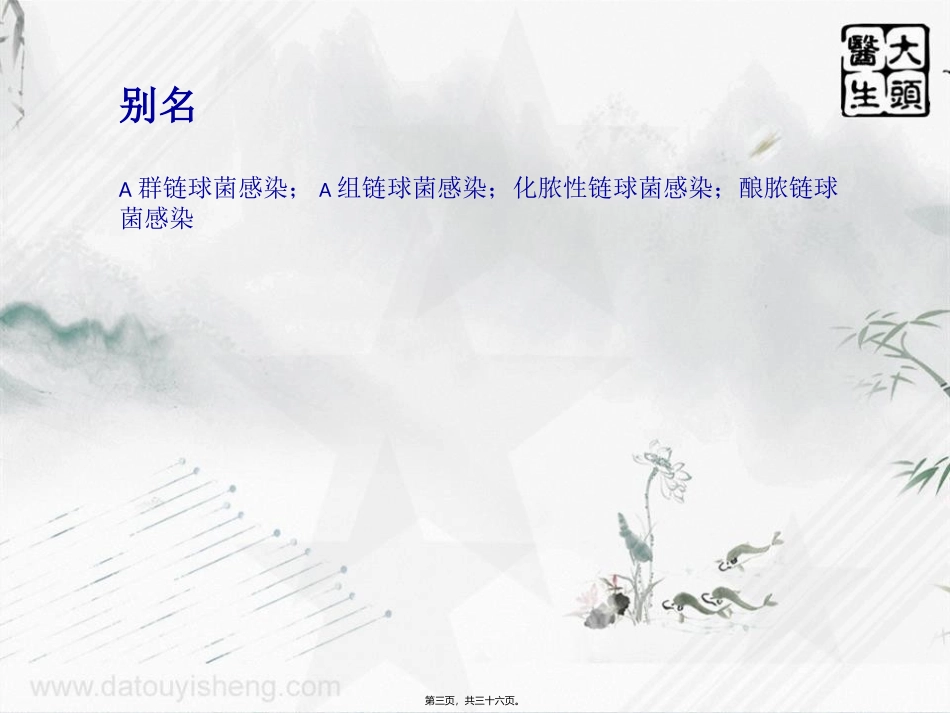 A链球菌群感染_第3页