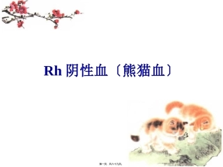 Rh阴性血型有关知识分析