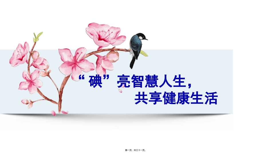 2018年全国碘缺乏病宣传日_第1页