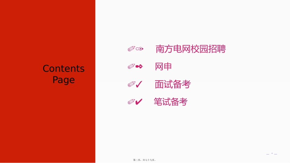 2019南方电网招聘备考公益讲座PPT_第2页