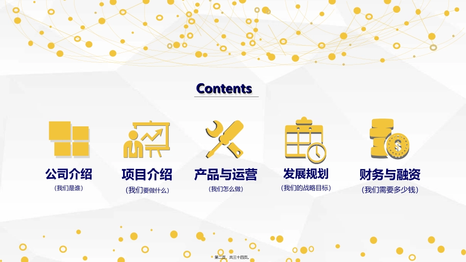 2019企划宣传金色模板PPT_第2页