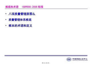 ISO9000-族标准概论2基础和术语