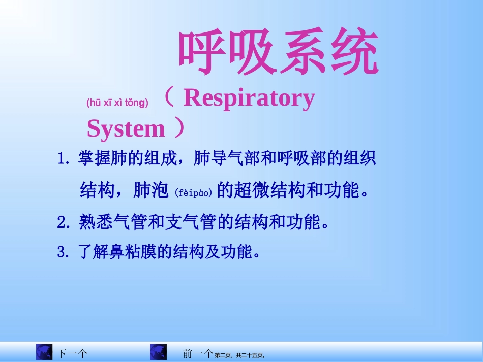 2022年医学专题—组织学与胚胎学-呼吸系统_第2页