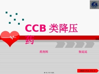 CCB类降压药