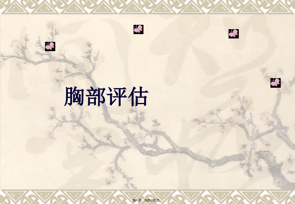 chapter4肺与胸膜评估_第1页