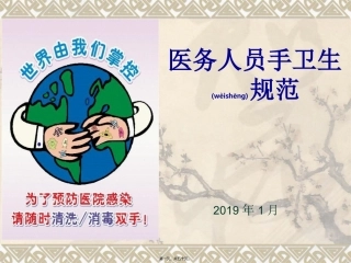 2022年医学专题—最新医务人员手卫生规范