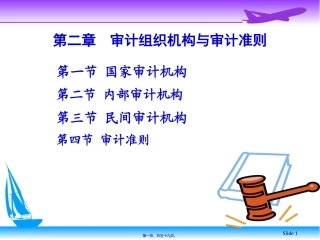 cj审计学(第02章-审计组织机构与审计准则)