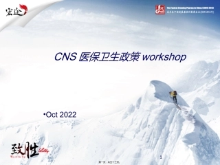 CNS医保卫生政策workshop20120913