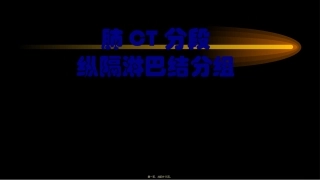 CT肺叶分段及纵膈淋巴结分组