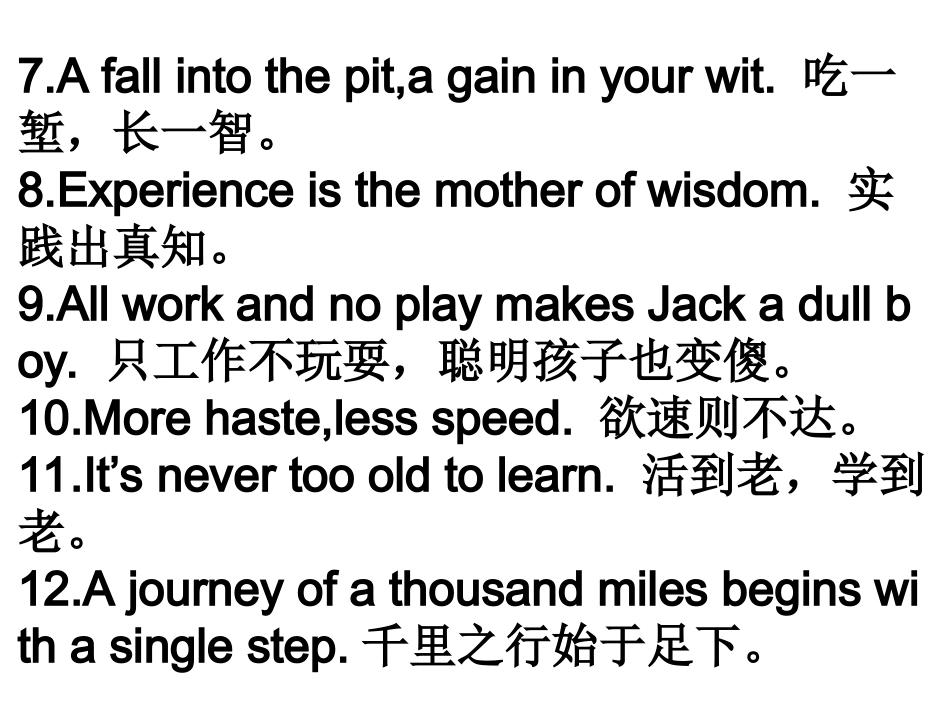 句高考英语作文常用谚语_第3页