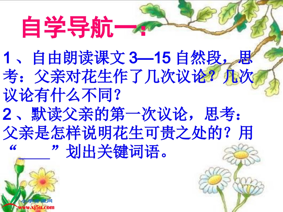 四年级语文下册《7、落花生》第二课时课件_第3页