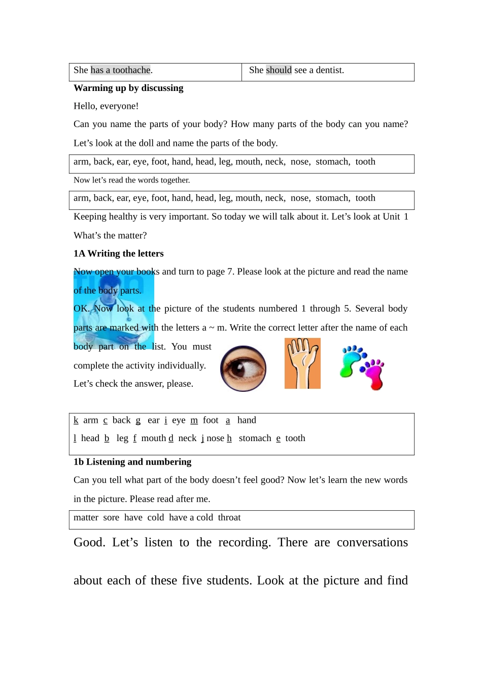 八年级unit1教学设计_第2页