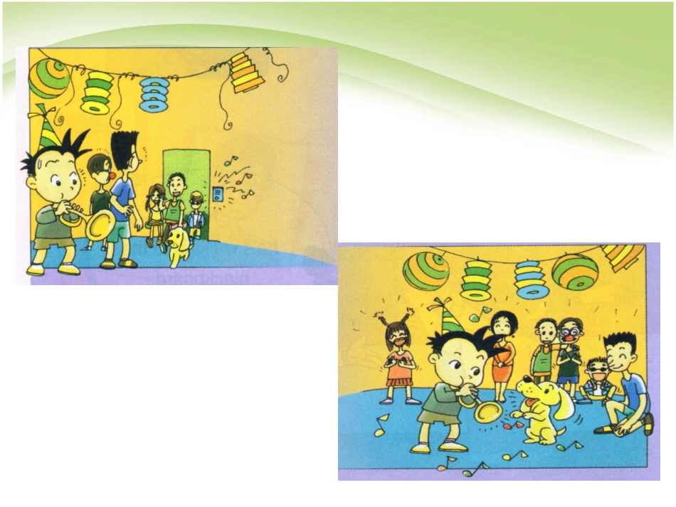 六下M5U2he-is-riding-his-bike--but-it's-starting-to-rain_第3页