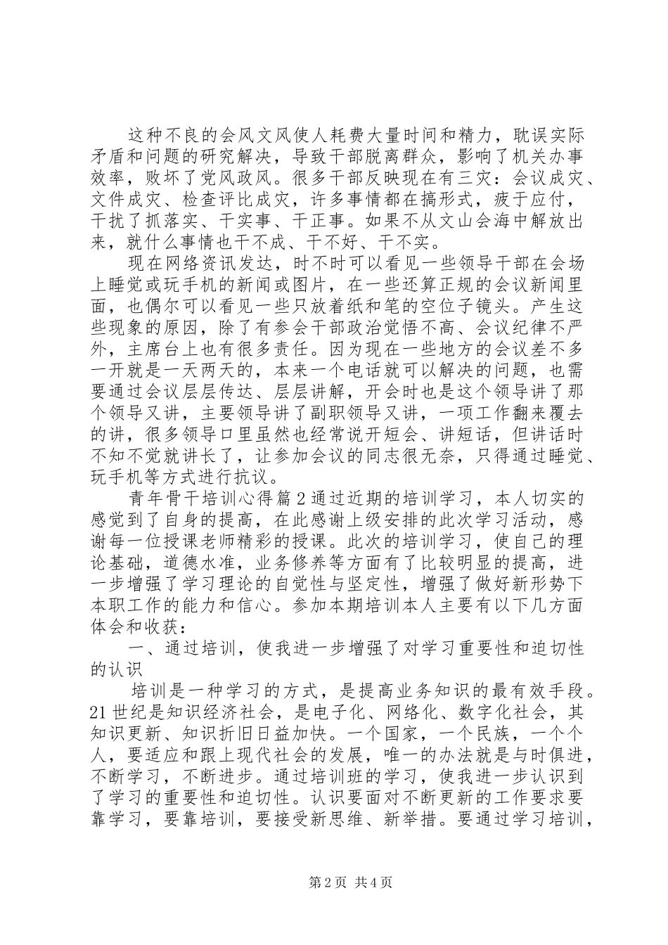 青年骨干培训心得_第2页