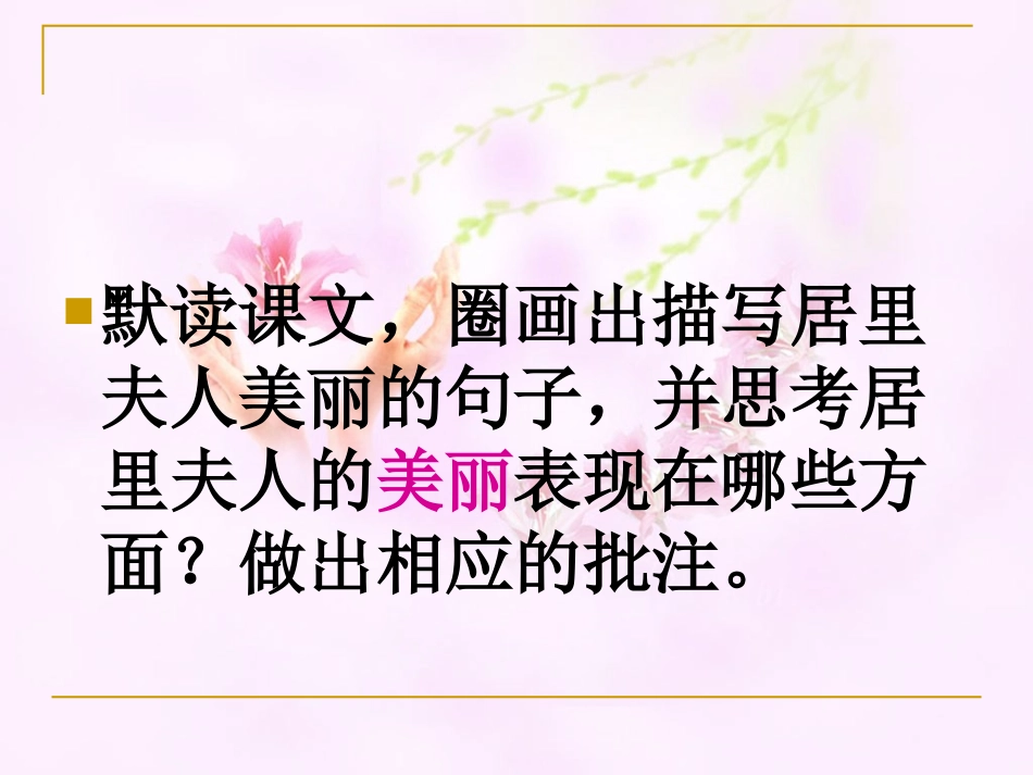 《跨越百年的美丽》课件_第3页