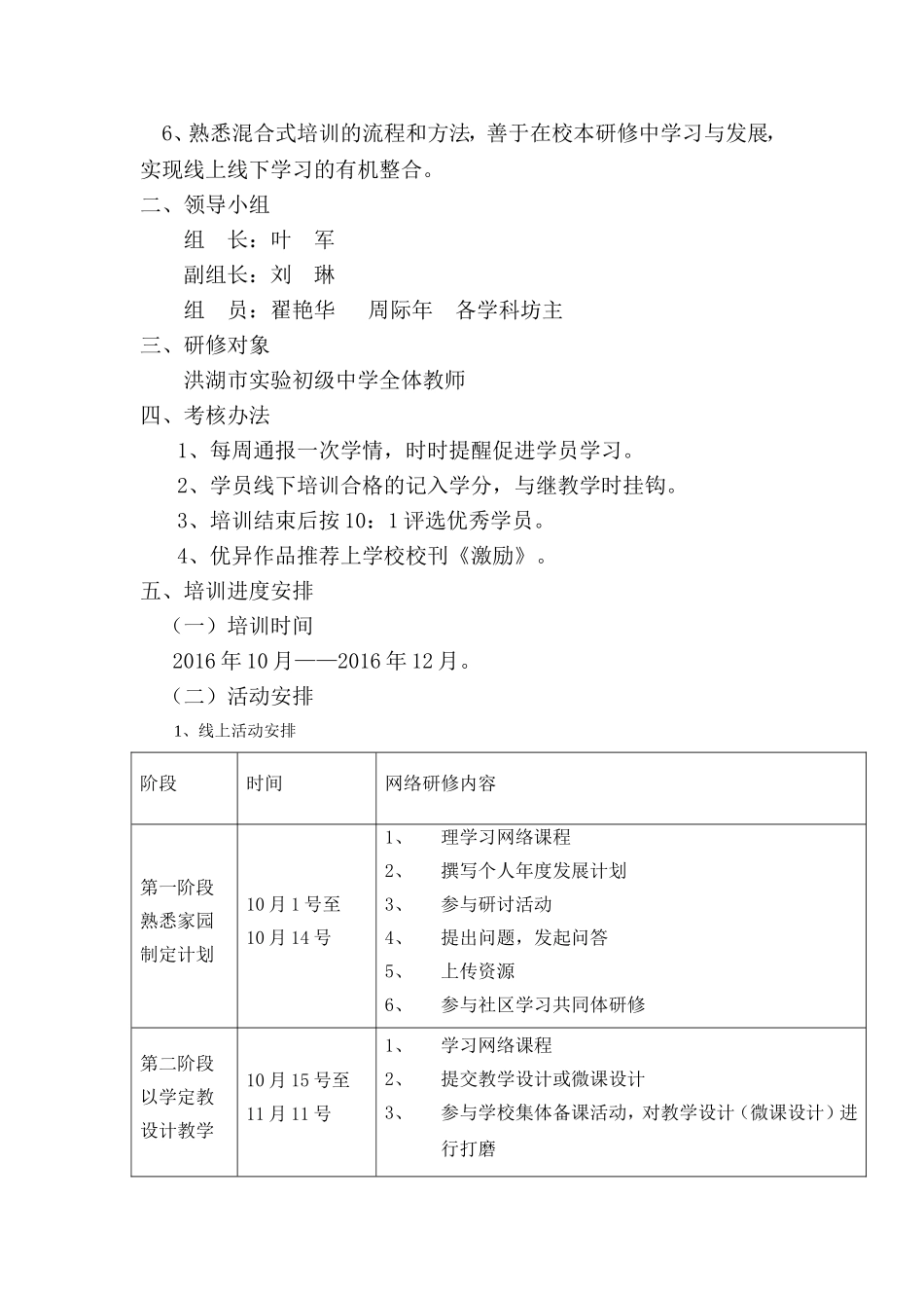 实中2016国培网络与校本线下方案_第2页