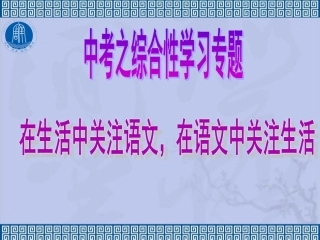 综合运用专题公开课（李红玉）