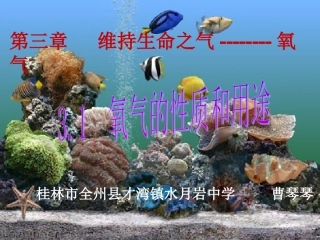 氧气的性质和用途桂林全州才湾镇水月岩中学