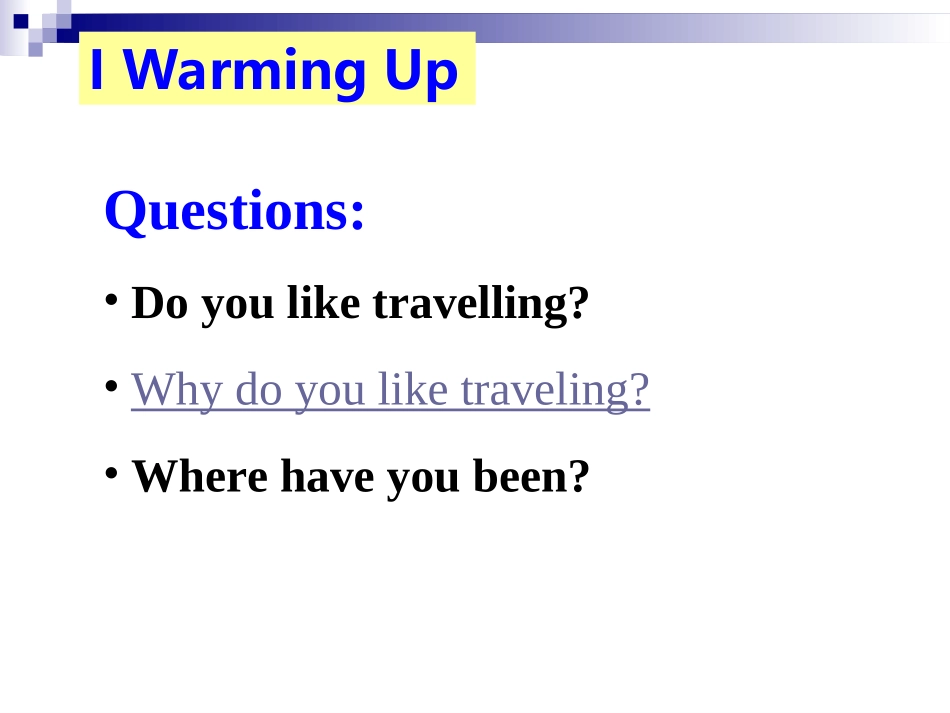 高一英语人教版必修一unit3课件_第2页