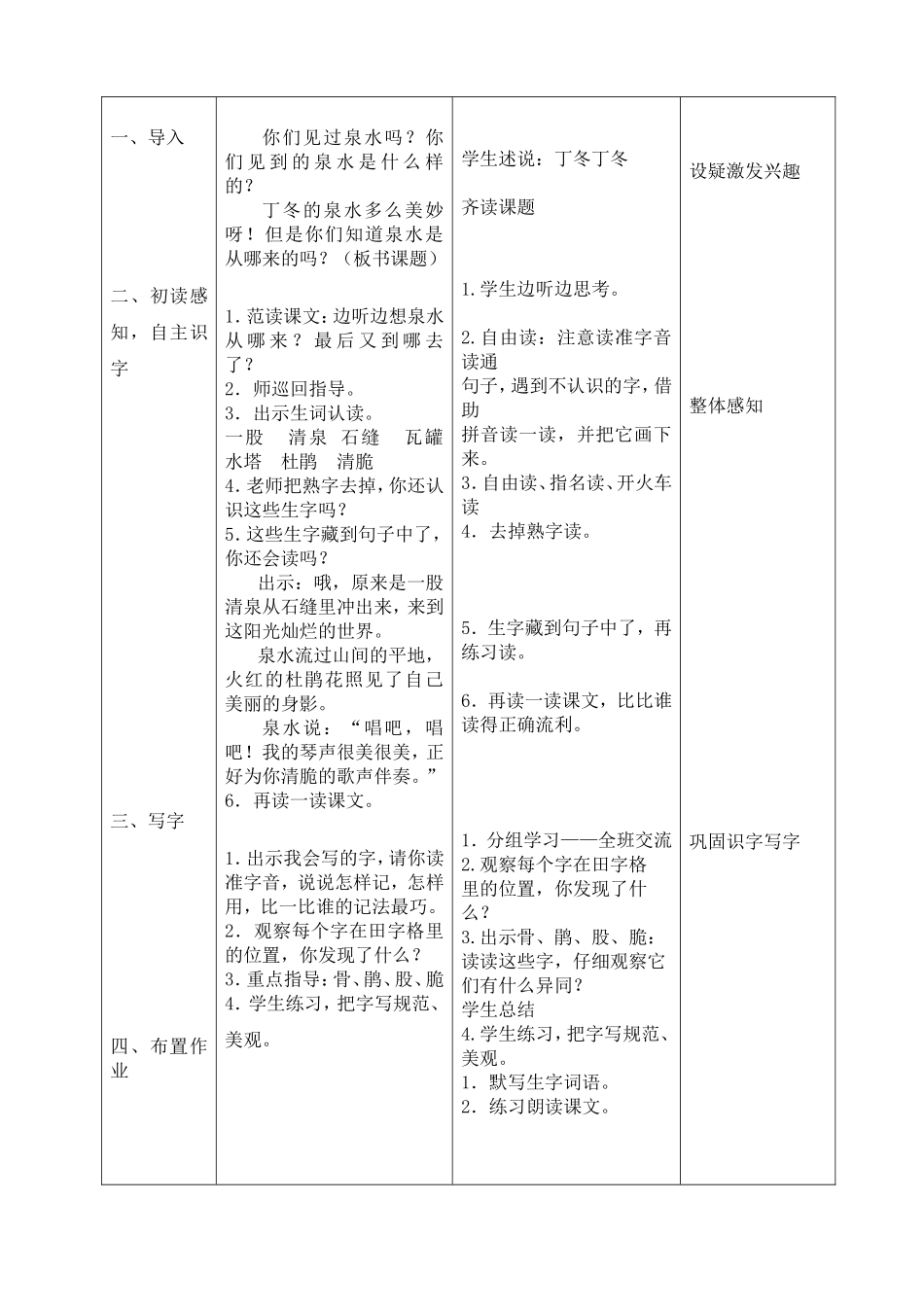 《泉水》导学案_第2页