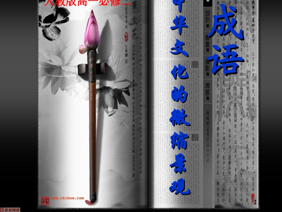 成语—中华文化的微缩景观_第1页
