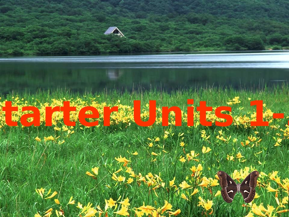 新目标英语七年级上册Starters1-3复习课件_第1页