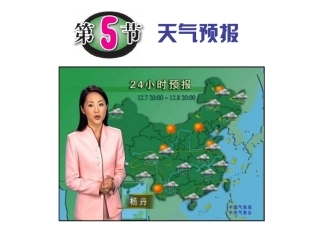 天气预报共张PPT