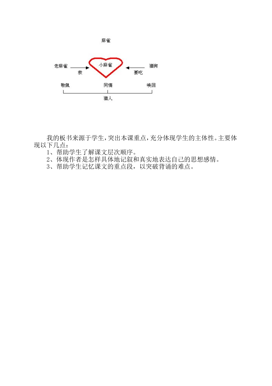 《麻雀》说课稿_第3页