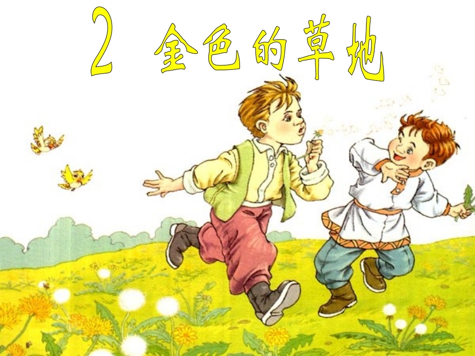 金色的草地第课时_第1页