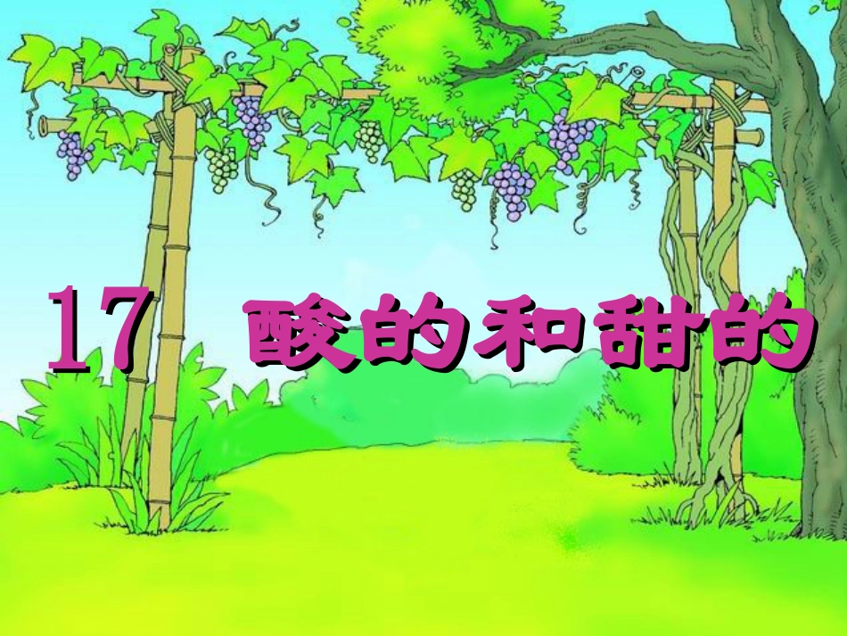 -酸的和甜的_第1页