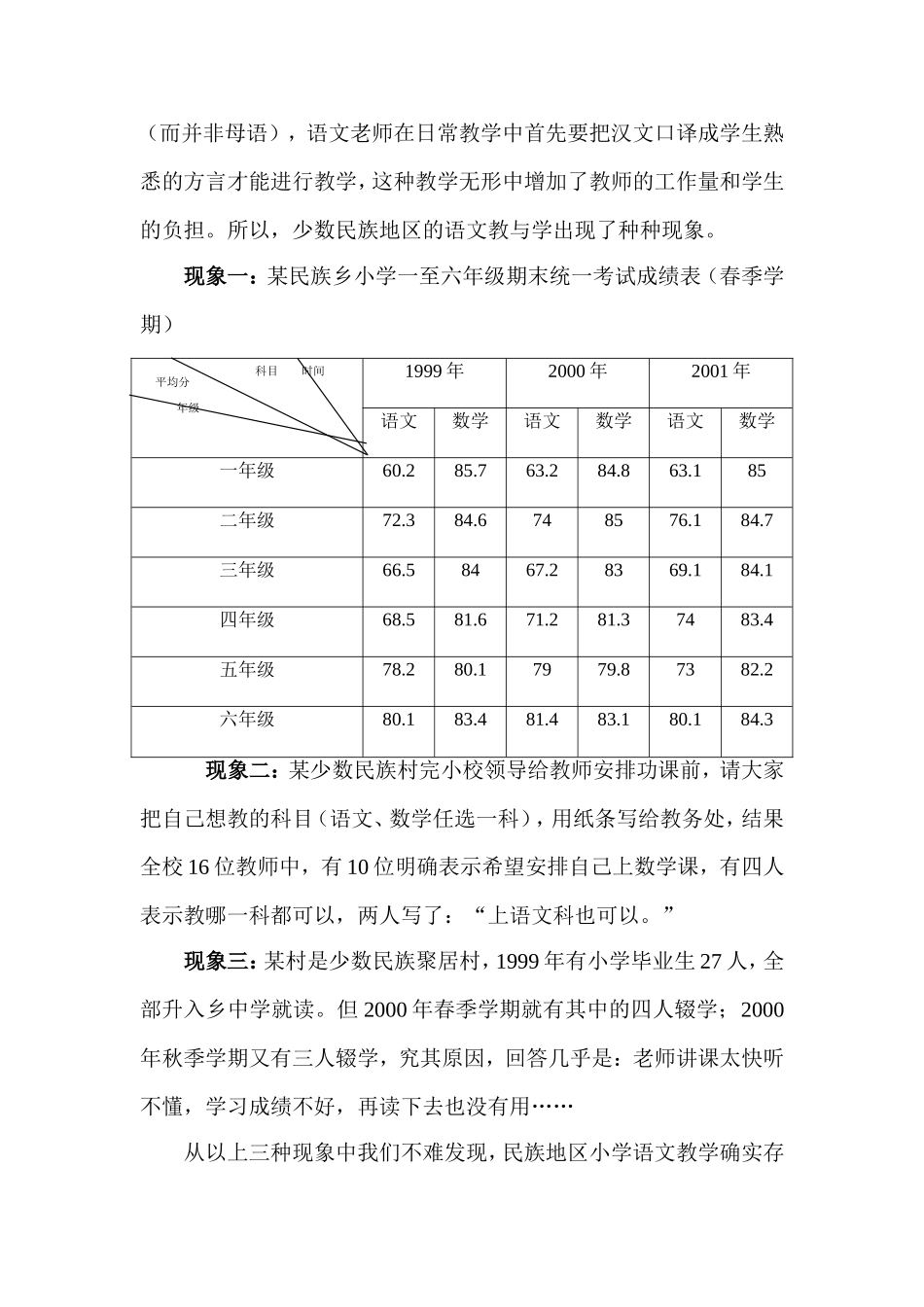 少数民族地区小学语文教学策略研究_第2页