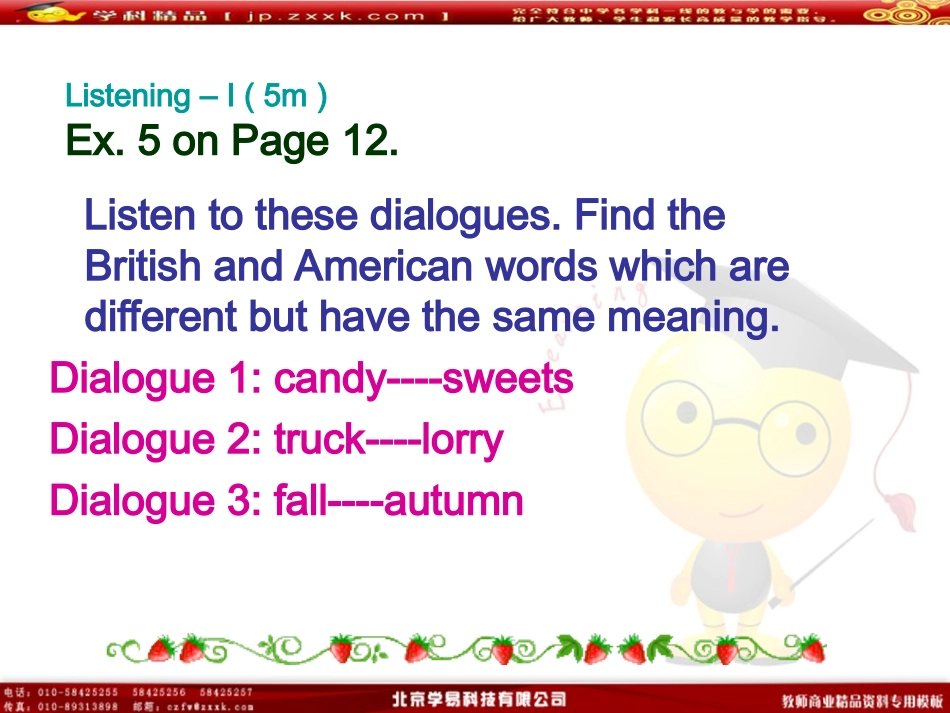 英语课件：Unit2Listening_第3页