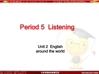 英语课件：Unit2Listening