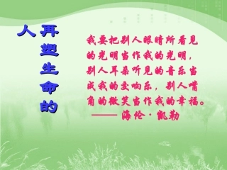 《再塑生命的人》参考课件2