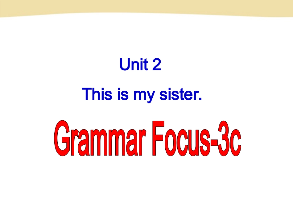 七年级英语上册Unit2SectionA-2_第2页