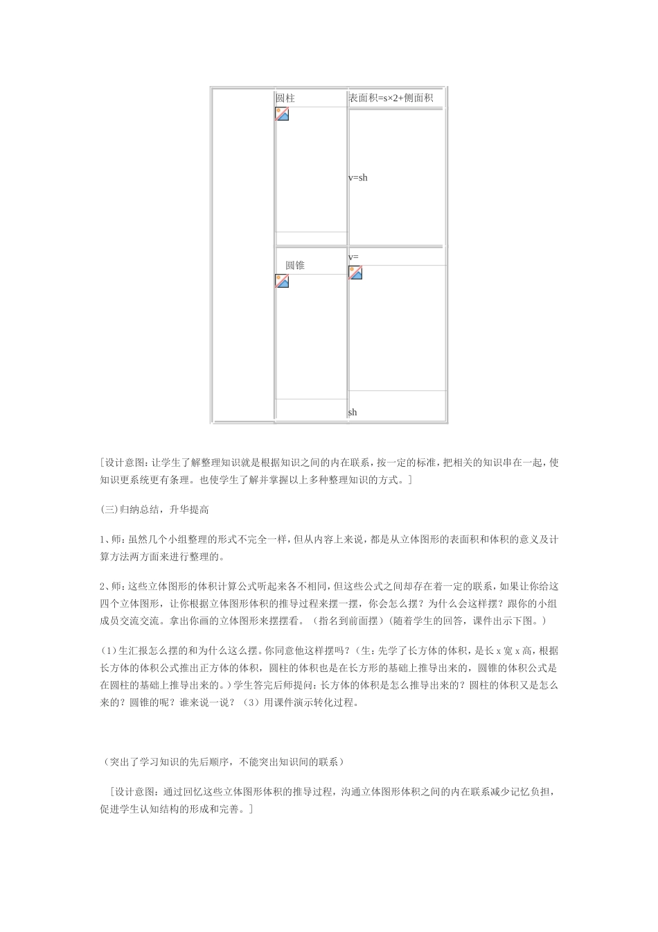 立体图形体积和表面积的整理与复习01_第3页