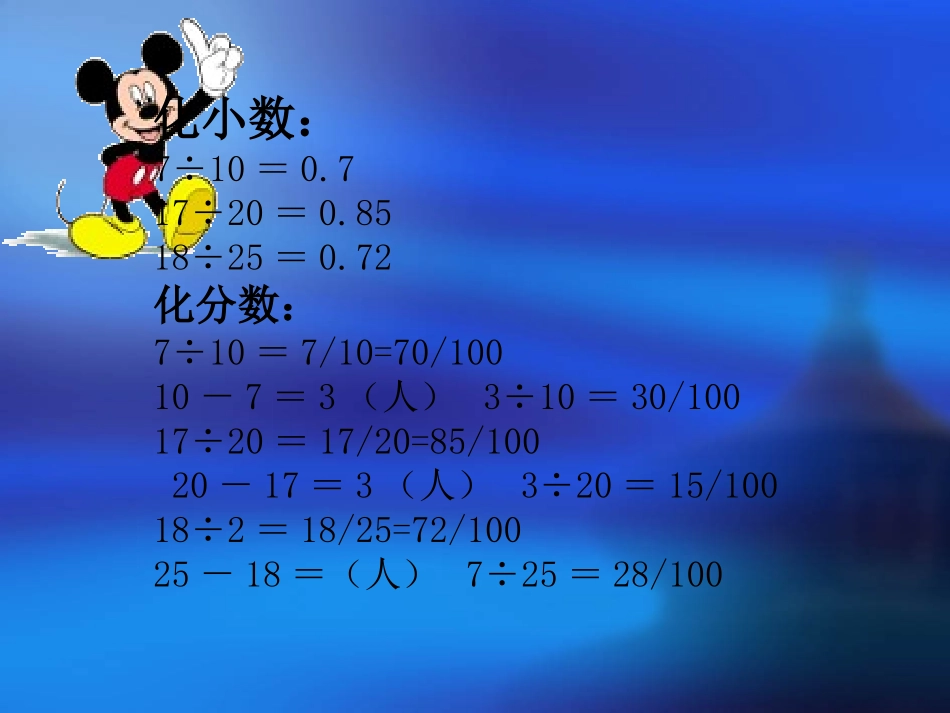 百分数的认识作业_第3页
