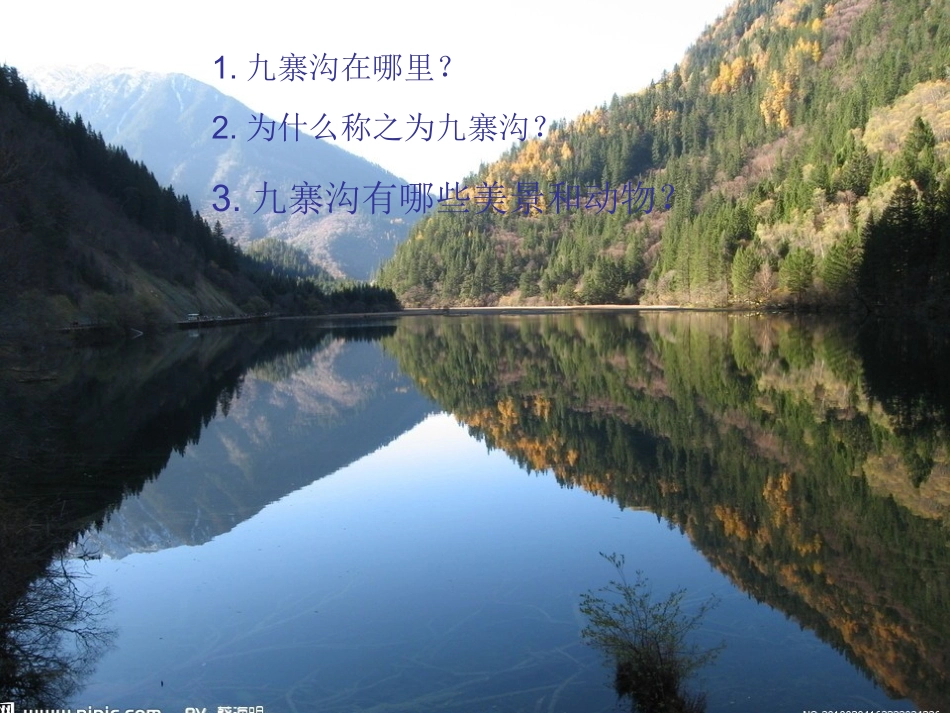 苏教版语文四年级上《九寨沟》第一课时_第2页