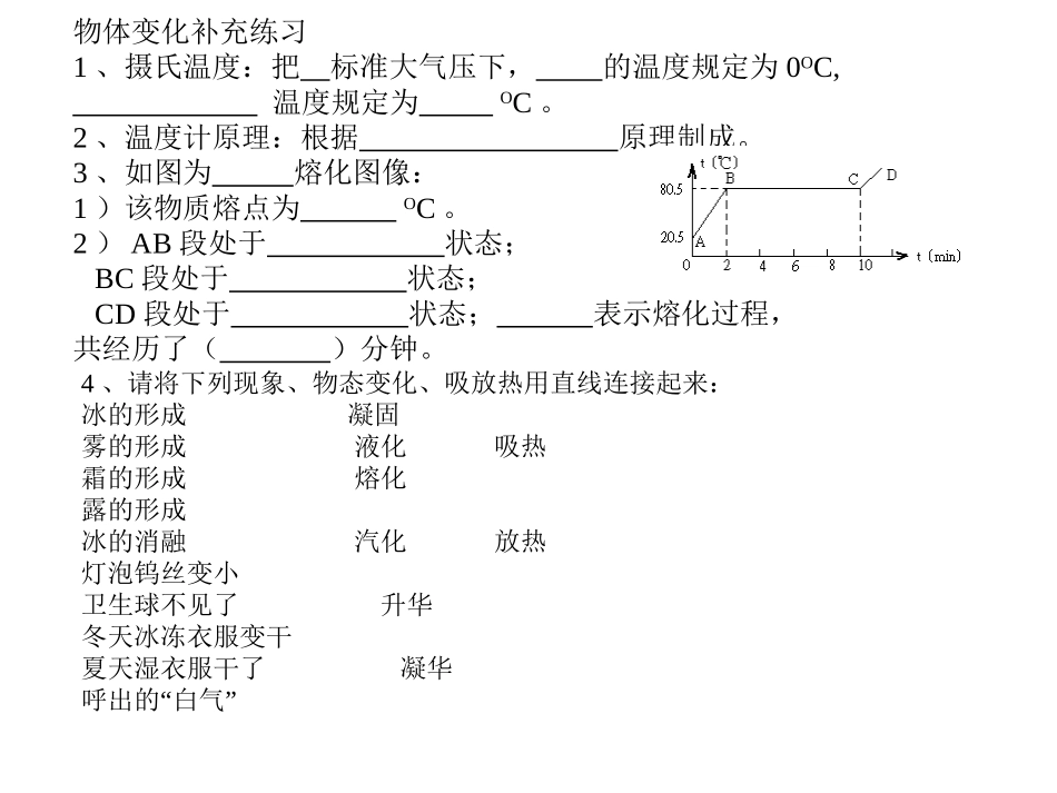 物态变化题演示文稿3_第1页