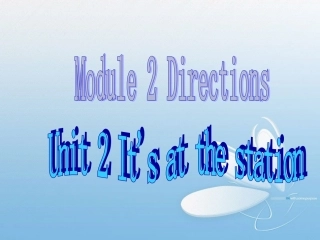 外研版小学英语课件