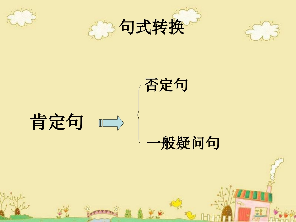小学英语句型改写复习_第3页