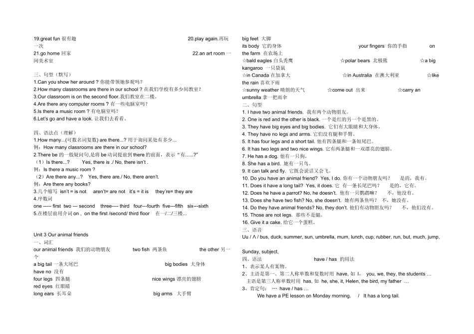 译林英语5A知识点总结_第2页