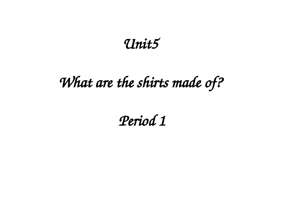 英语九年级人教unit5period1_第1页